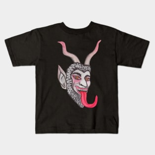 Crampus Christmas demon Kids T-Shirt